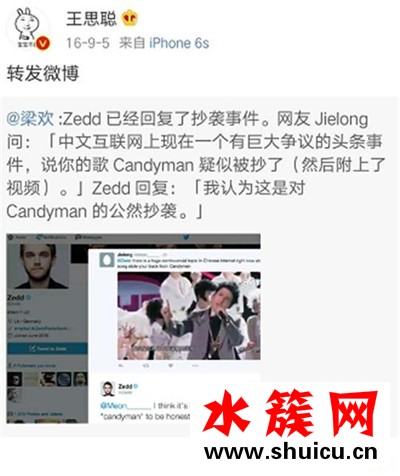 王思聰diss大張偉引網友圍觀點贊