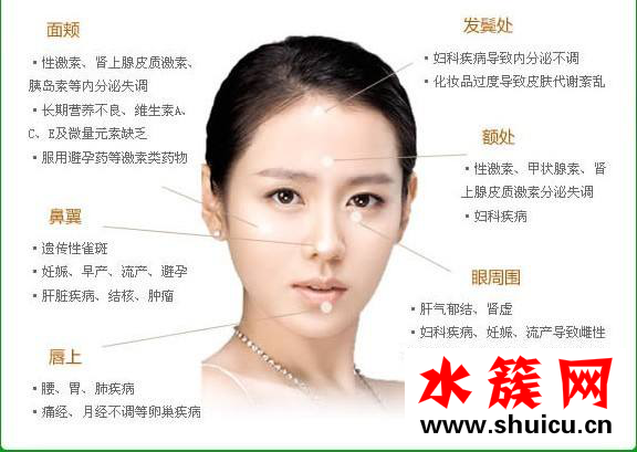面部長斑圖解——徹頭徹尾了解斑點